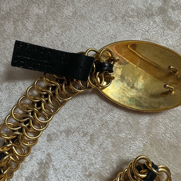 PRADA GOLD BELT WAISTBELT - Picture 9 of 9